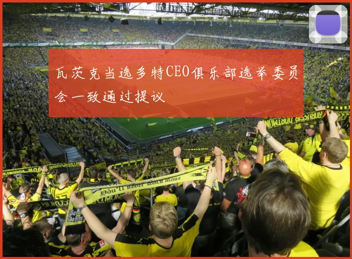 瓦茨克当选多特CEO俱乐部选举委员会一致通过提议